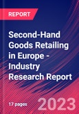 Second-Hand Goods Retailing in Europe - Industry Research Report- Product Image