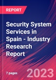 Security System Services in Spain - Industry Research Report- Product Image