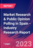 Market Research & Public Opinion Polling in Spain - Industry Research Report- Product Image
