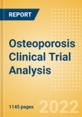 Osteoporosis Clinical Trial Analysis by Trial Phase, Trial Status, Trial Counts, End Points, Status, Sponsor Type, and Top Countries, 2022 Update- Product Image