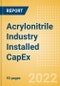 Acrylonitrile Industry Installed Capacity and Capital Expenditure (CapEx) Forecast by Region and Countries including details of All Active Plants, Planned and Announced Projects, 2022-2026 - Product Thumbnail Image