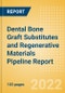 Dental Bone Graft Substitutes and Regenerative Materials Pipeline Report including Stages of Development, Segments, Region and Countries, Regulatory Path and Key Companies, 2022 Update - Product Thumbnail Image