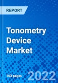 Tonometry Device Market, by DeviceType, by Application, by End User, and by Region - Size, Share, Outlook, and Opportunity Analysis, 2022 - 2030- Product Image