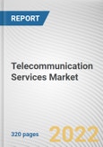 Telecommunication Services Market By Service Type, By Transmission, By End User: Global Opportunity Analysis and Industry Forecast, 2021-2031- Product Image