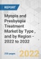 Myopia and Presbyopia Treatment Market by Type , and by Region - 2022 to 2032 - Product Image