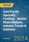 Asia-Pacific Specialty Fertilizer - Market Share Analysis, Industry Trends & Statistics, Growth Forecasts 2016 - 2030- Product Image