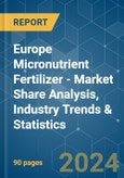 Europe Micronutrient Fertilizer - Market Share Analysis, Industry Trends & Statistics, Growth Forecasts 2016 - 2030- Product Image