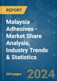 Malaysia Adhesives - Market Share Analysis, Industry Trends & Statistics, Growth Forecasts 2017 - 2028- Product Image