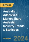 Australia Adhesives - Market Share Analysis, Industry Trends & Statistics, Growth Forecasts 2017 - 2028- Product Image