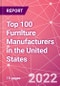 Top 100 Furniture Manufacturers in the United States - Product Image