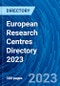 European Research Centres Directory 2023 - Product Thumbnail Image