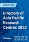Directory of Asia Pacific Research Centres 2023 - Product Thumbnail Image
