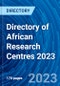 Directory of African Research Centres 2023 - Product Thumbnail Image