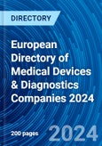 European Directory of Medical Devices & Diagnostics Companies 2024- Product Image