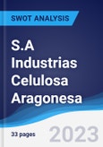 S.A Industrias Celulosa Aragonesa - Strategy, SWOT and Corporate Finance Report- Product Image