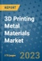 3D Printing Metal Materials Market Outlook: Trends, Strategies, Market Size, Market Share, Growth Opportunities and Companies, 2023-2030 - Product Image