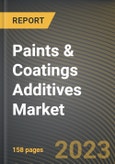 Paints & Coatings Additives Market Research Report by Type, Application, State - Cumulative Impact of COVID-19, Russia Ukraine Conflict, and High Inflation - United States Forecast 2023-2030- Product Image
