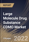 Large Molecule Drug Substance CDMO Market Size, Share & Industry Trends Analysis Report By Application (Mammalian, Microbial and Others), By Service (Contract Manufacturing and Contract Development), By End-user, By Regional Outlook and Forecast, 2022 - 2028- Product Image