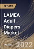 LAMEA Adult Diapers Market Size, Share & Industry Trends Analysis Report By Distribution Channel (Offline and Online), By Product (Pant/Pull-up Type, Tape on Diapers, Pad Type and Others), By Country and Growth Forecast, 2022 - 2028- Product Image