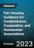Fair Housing Guidance for Condominium, Cooperative, and Homeowner Associations - Webinar (Recorded)- Product Image
