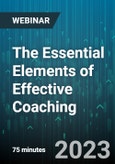 The Essential Elements of Effective Coaching - Webinar (Recorded)- Product Image
