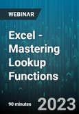 Excel - Mastering Lookup Functions - Webinar (Recorded)- Product Image