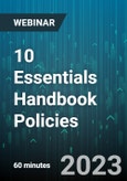 10 Essentials Handbook Policies - Webinar (Recorded)- Product Image