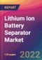 Lithium Ion Battery Separator Market Size, Market Share, Application Analysis, Regional Outlook, Growth Trends, Key Players, Competitive Strategies and Forecasts, 2022 to 2030 - Product Image