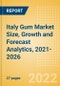 Italy Gum (Confectionery) Market Size, Growth and Forecast Analytics, 2021-2026 - Product Thumbnail Image