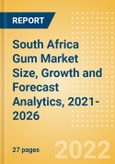South Africa Gum (Confectionery) Market Size, Growth and Forecast Analytics, 2021-2026- Product Image