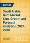 Saudi Arabia Gum (Confectionery) Market Size, Growth and Forecast Analytics, 2021-2026 - Product Thumbnail Image