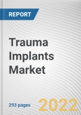 Trauma Implants Market By Product, By Material Type, By End User: Global Opportunity Analysis and Industry Forecast, 2021-2031- Product Image