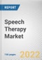 Speech Therapy Market By Type, By Age, By End User: Global Opportunity Analysis and Industry Forecast, 2021-2031 - Product Image