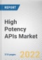 High Potency APIs Market By Product Type, By Application, By Type of Synthesis: Global Opportunity Analysis and Industry Forecast, 2021-2031 - Product Thumbnail Image