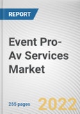 Event Pro-Av Services Market By Type, By Platform Type, By Category: Global Opportunity Analysis and Industry Forecast, 2021-2031- Product Image