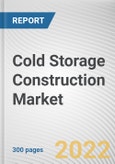 Cold Storage Construction Market By Storage type, By Warehouse Type, By End User: Global Opportunity Analysis and Industry Forecast, 2021-2031- Product Image