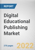 Digital Educational Publishing Market By Product Type, By End-User: Global Opportunity Analysis and Industry Forecast, 2021-2031- Product Image