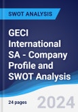 GECI International SA - Company Profile and SWOT Analysis- Product Image