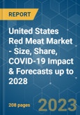 United States Red Meat Market - Size, Share, COVID-19 Impact & Forecasts up to 2028- Product Image