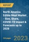 North America Edible Meat Market - Size, Share, COVID-19 Impact & Forecasts up to 2028 - Product Image