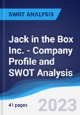 Jack in the Box Inc. - Company Profile and SWOT Analysis- Product Image