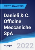Danieli & C. Officine Meccaniche SpA - Strategy, SWOT and Corporate Finance Report- Product Image