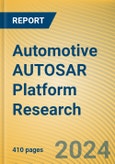 Global and China Automotive AUTOSAR Platform Research Report, 2024- Product Image