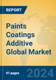 Paints Coatings Additive Global Market Insights 2024, Analysis and Forecast to 2029, by Manufacturers, Regions, Technology, Application, Product Type- Product Image