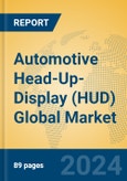 Automotive Head-Up-Display (HUD) Global Market Insights 2024, Analysis and Forecast to 2029, by Manufacturers, Regions, Technology, Application- Product Image
