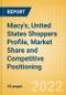 Macy's, United States (US) (Clothing and Footwear) Shoppers Profile, Market Share and Competitive Positioning - Product Image
