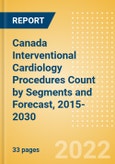 Canada Interventional Cardiology Procedures Count by Segments (Angiography Procedures, PTCA Balloon Catheter Procedures and Others) and Forecast, 2015-2030- Product Image