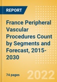 France Peripheral Vascular Procedures Count by Segments (Angiography Procedures, Angioplasty Procedures and Others) and Forecast, 2015-2030- Product Image