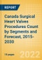 Canada Surgical Heart Valves Procedures Count by Segments (Conventional Mitral Valve Procedures and Prosthetic Heart Valve Procedures) and Forecast, 2015-2030 - Product Thumbnail Image