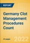 Germany Clot Management Procedures Count by Segments (Inferior Vena Cava Filters (IVCF) Procedures and Thrombectomy Procedures) and Forecast, 2015-2030 - Product Thumbnail Image